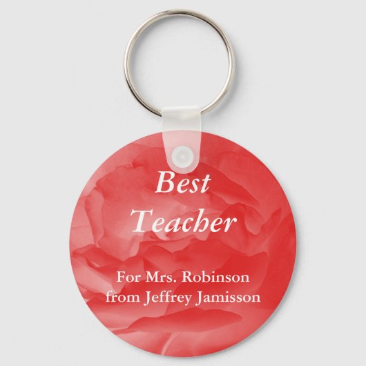 Bester Lehrer Schlüsselanhänger (Schlüsselkette),  (Vorderseite)