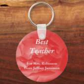 Bester Lehrer Schlüsselanhänger (Schlüsselkette), (Vorderseite)