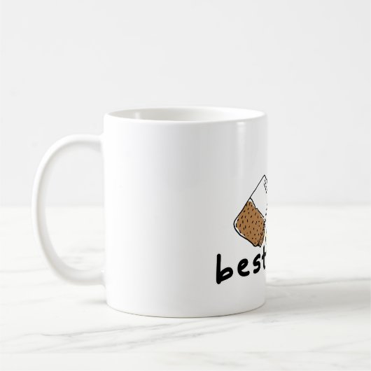 „Bester LEHRER“ – Süßes lustiges Lehrergeschenk Kaffeetasse (Links)