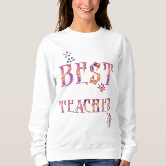 Bester Lehrer Sweatshirt (Vorderseite)
