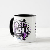 Bester Lehrer Tasse (Vorderseite Links)