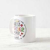 Bester Lehrer überhaupt Aufkleber – Lustige Wertsc Kaffeetasse (Vorderseite Links)