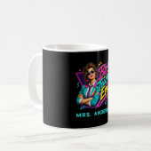 Bester Lehrer überhaupt! Benutzerdefiniert 80er Re Kaffeetasse (Vorderseite Links)