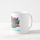 Bester Lehrer überhaupt! Benutzerdefiniert 80er Re Kaffeetasse (VorderseiteRechts)