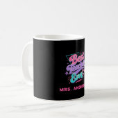 Bester Lehrer überhaupt! Benutzerdefinierter Retro Kaffeetasse (Vorderseite Links)