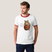 Bester Lehrer überhaupt: Hamster mit Apple: Kunst T-Shirt (Vorne ganz)
