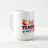 Bester Lehrer überhaupt Kaffeetasse (Vorderseite Links)