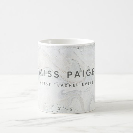 (BESTER LEHRER ÜBERHAUPT) MARMOR KAFFEETASSE (Mittel)