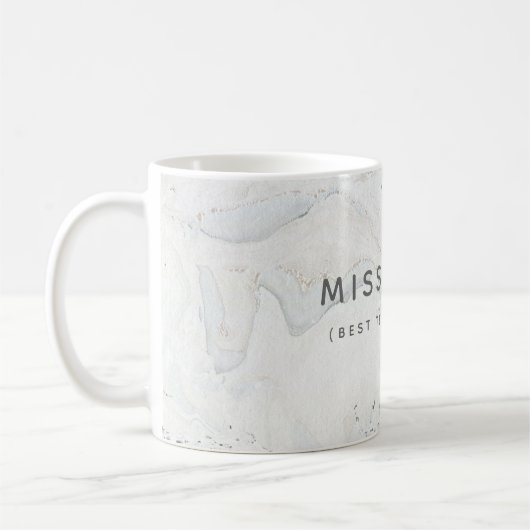 (BESTER LEHRER ÜBERHAUPT) MARMOR KAFFEETASSE (Links)