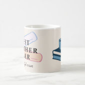 Bester Lehrer überhaupt – personalisierte Kaffeeta Kaffeetasse (Mittel)
