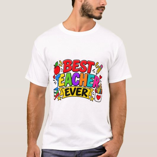 Bester Lehrer überhaupt T-Shirt (Vorderseite)