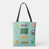 Bester Lehrer überhaupt Tasche (Rückseite)