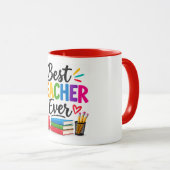 Bester Lehrer überhaupt Tasse (VorderseiteRechts)