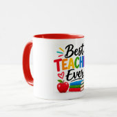 Bester Lehrer überhaupt Tasse (Vorderseite Links)