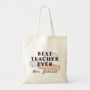 Bester Lehrer überhaupt – Tote Bag mit individuell Tragetasche