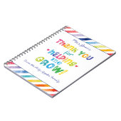 Bester Lehrer Vielen Dank, dass Sie uns beim Erste Notizblock (Linke Seite)