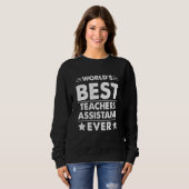 Bester Lehrerassistent der Welt Sweatshirt (Vorne ganz)