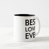 Bester Lover je | VALENTINSTAG Zweifarbige Tasse (VorderseiteRechts)