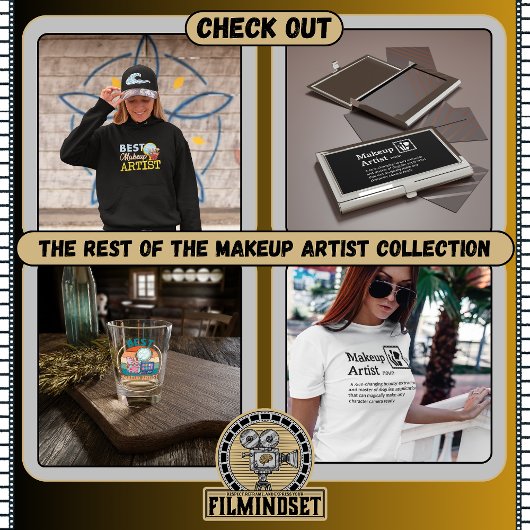 Bester Makeup-Künstler - Retro-Stilbläser Schnapsglas