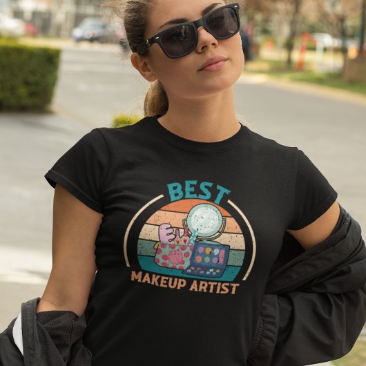 Bester Makeup-Künstler - Retro T-Shirt