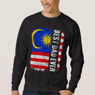 Bester malaysischer Vater überhaupt Malaysia-Flagg Sweatshirt