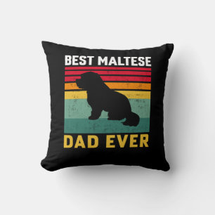 Bester malteser-Vater überhaupt, Malteser-Hundepap Kissen
