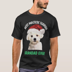 Bester maltesischer Terrier Grandad je T - Shirt