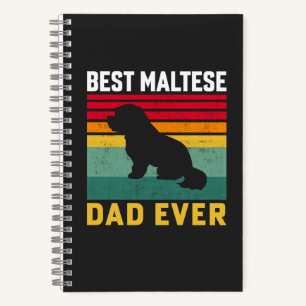 Bester maltesischer Vater ever, maltesischer Hund- Notizblock