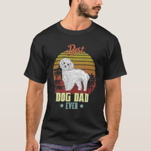 Bester maltesischer Vater überhaupt Daddy Hundelie T-Shirt