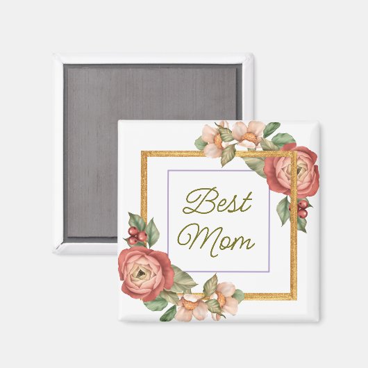 Bester Mama-Magnet Magnet (Vorderseite/Rückseite)