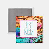 Bester Mama-Magnet Magnet (Vorderseite/Rückseite)
