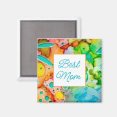 Bester Mama-Magnet Magnet (Vorderseite/Rückseite)