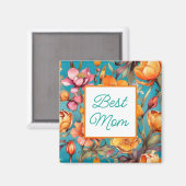 Bester Mama-Magnet Magnet (Vorderseite/Rückseite)