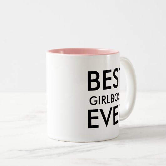 Bester Manager je | Geschenk des Büros Zweifarbige Tasse (VorderseiteRechts)