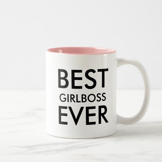 Bester Manager je | Geschenk des Büros Zweifarbige Tasse (Rechts)