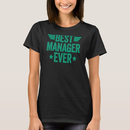 Bester Manager je T-Shirt (Vorderseite)