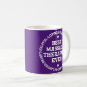 Bester Massagetherapeut je Massagetherapie  Kaffeetasse (VorderseiteRechts)