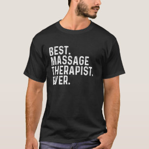 Bester Massagetherapeut je Masseuse Funny Job T-Shirt