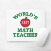 Bester Mathe-Lehrer der Welt Mousepad (Mit Mouse)