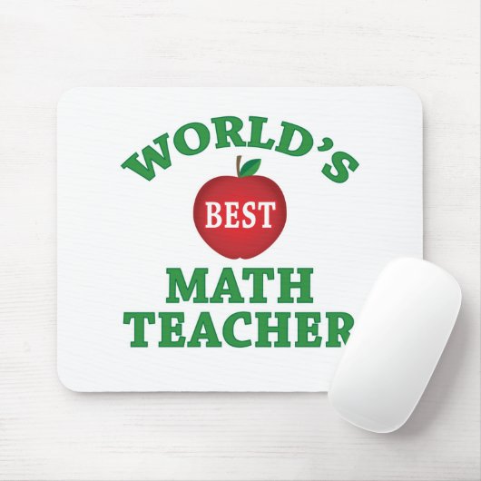Bester Mathe-Lehrer der Welt Mousepad (Mit Mouse)