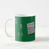 Bester Mathe-Professor der Welt Kaffeetasse (Links)