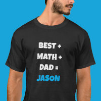 Bester Mathe-Vater-Geek-T-Shirt