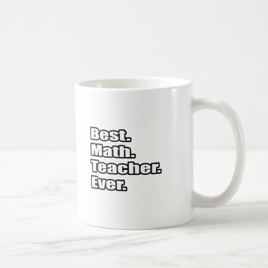Bester Mathematiklehrer je Kaffeetasse (Rechts)