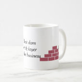 Bester Maurer Kaffeetasse (VorderseiteRechts)