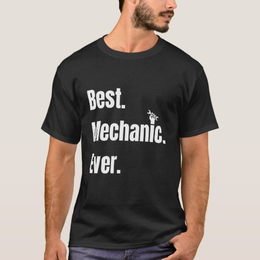 Bester Mechaniker je T-Shirt (Vorderseite)