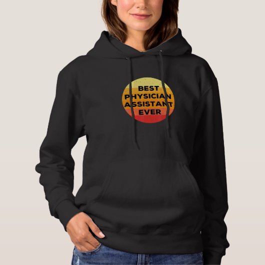 Bester medizinischer Assistent je Arztpraxis Hoodie (Vorderseite)