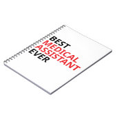 Bester medizinischer Assistent je Notizblock (Linke Seite)