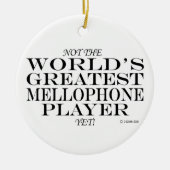 Bester Mellophone Player und Keramik Ornament (Vorne)