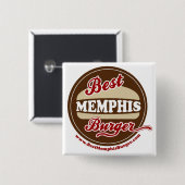 Bester Memphis-Burger-Knopf Button (Vorne & Hinten)