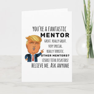 Bester Mentor-Geschenk Karte